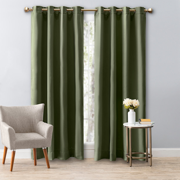 Ricardo Trading Ultimate Black Out Grommet Window Panel Curtain.