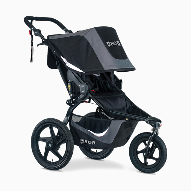 BOB Gear Revolution Flex 3.0 Single Jogging Stroller - Graphite Black.