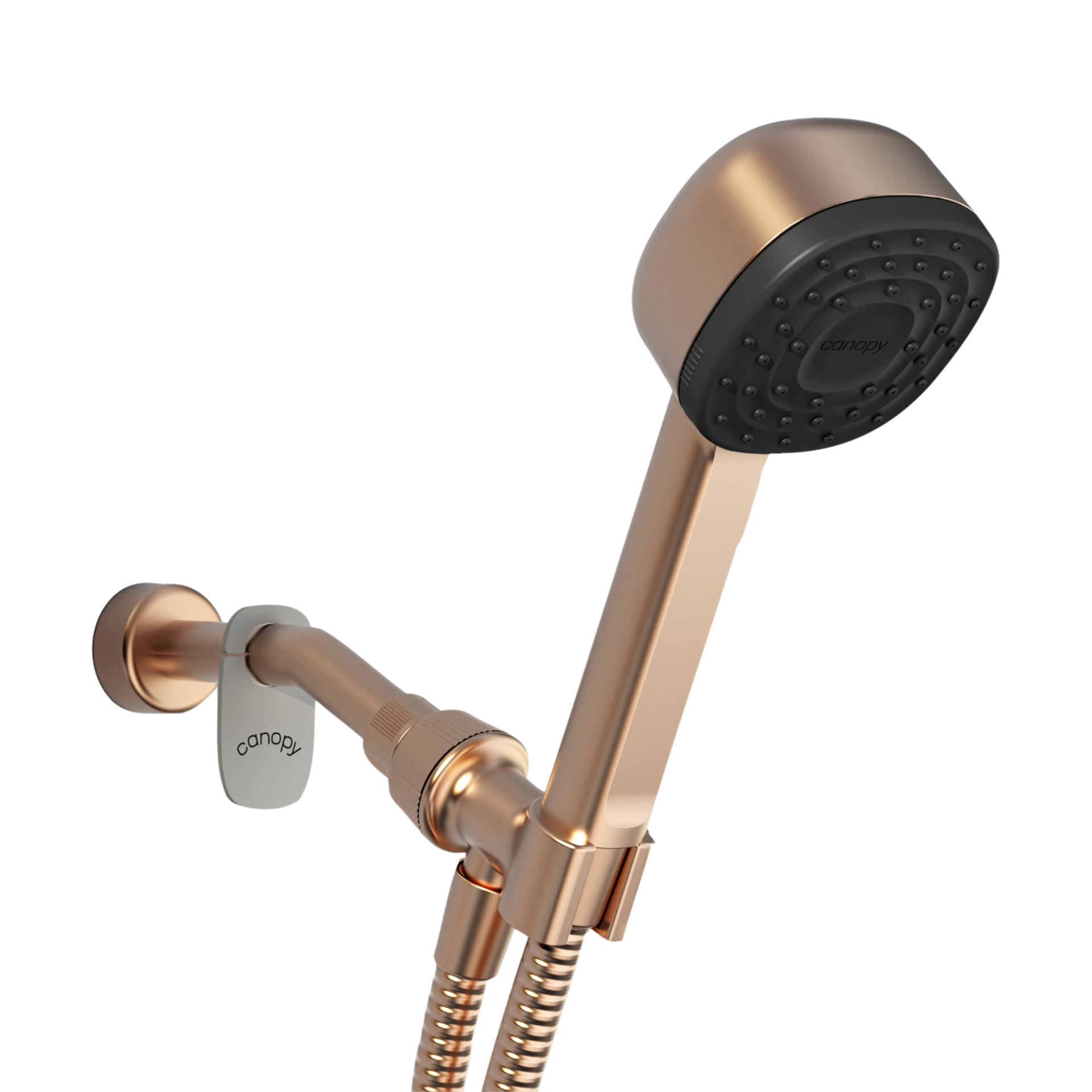 Canopy Handheld Filtered Showerhead - Brushed Brass.