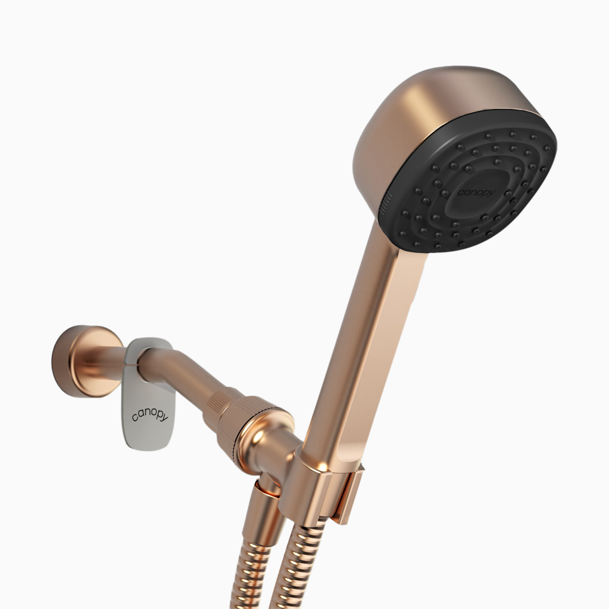 Canopy Handheld Filtered Showerhead - Brushed Brass.