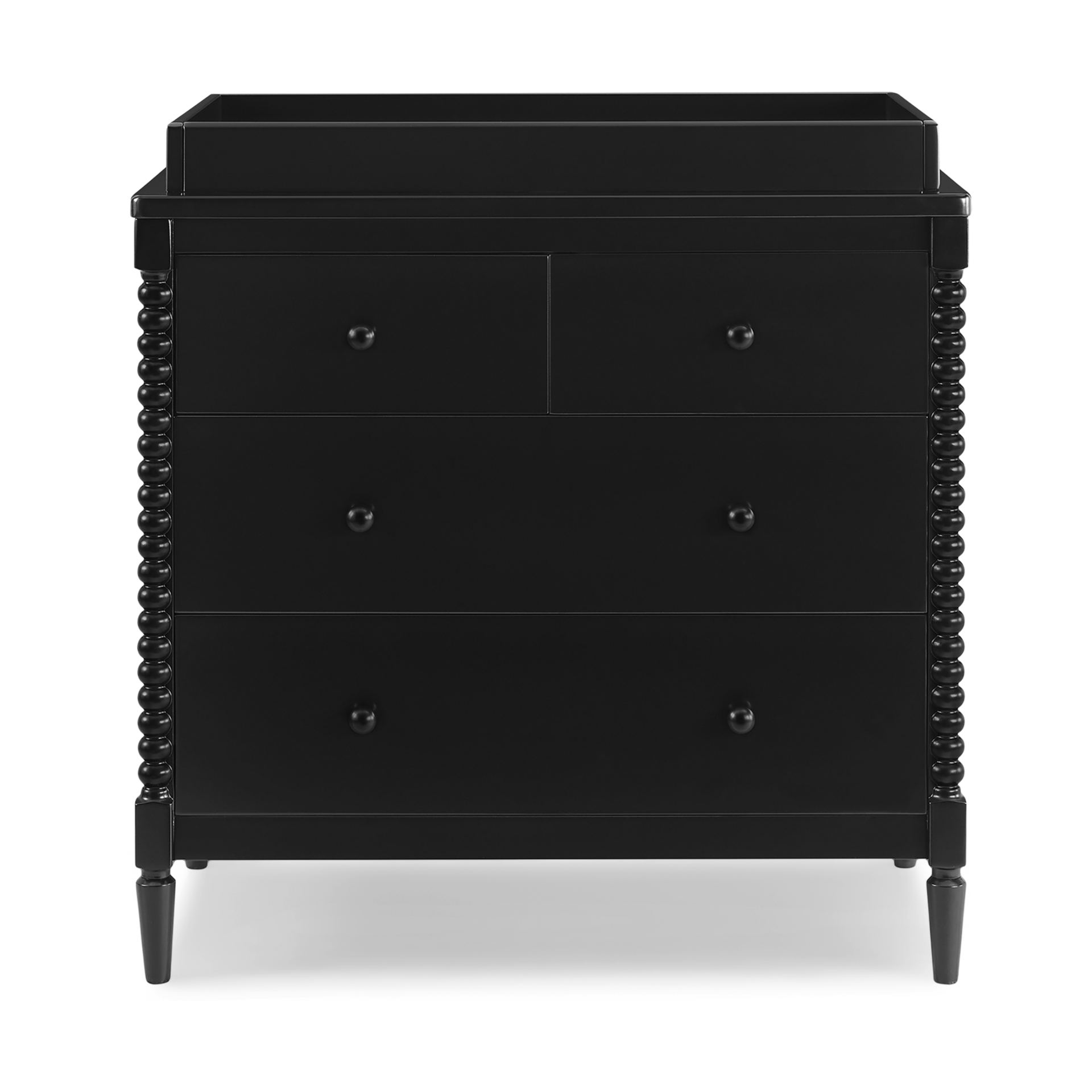 changing table dresser black Delta Children Saint 4 Drawer with Top - Black-Old Vestido Mexicano plus size clean PU Color:Black Ivory 100% Cotton Backless Maxi