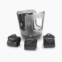 UPPAbaby Cup Holder for Vista, Cruz, Minu Strollers - Quick, Intuitive Attachment + Removal - Securely Holds Various Size Beverages - BPA Free + Dishwasher Safe - Folds Attached