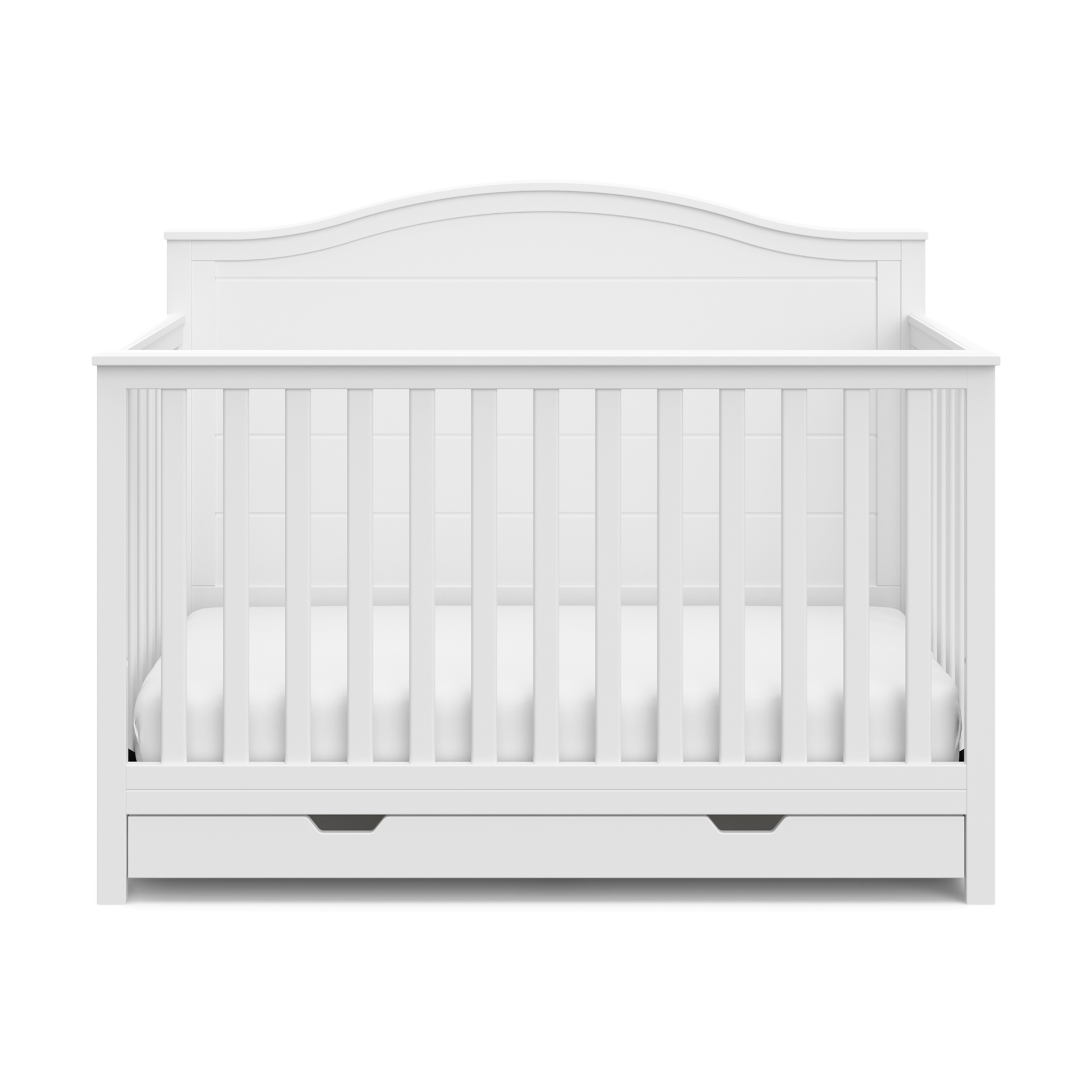 Storkcraft Moss 4-in-1 Convertible Crib with Drawer.