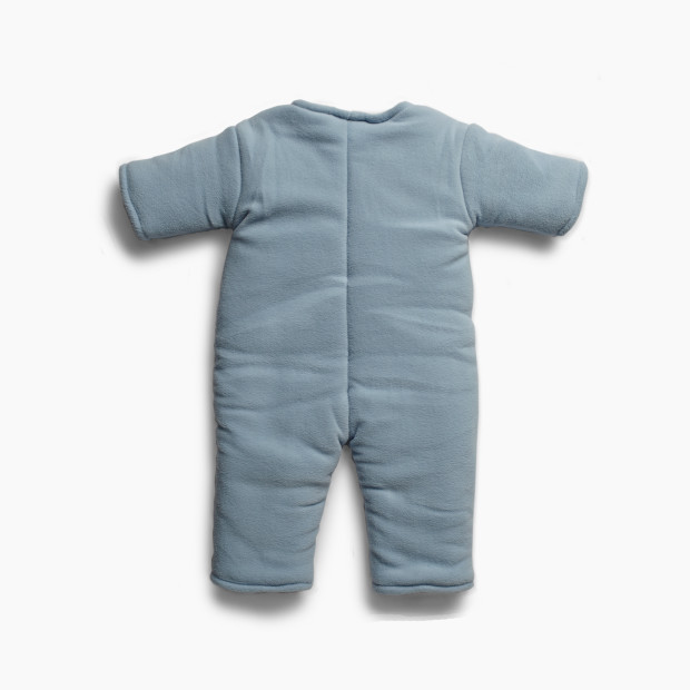 Baby Merlin's Magic Sleepsuit Microfleece Swaddle Transition Product - Blue, 6-9 Months.