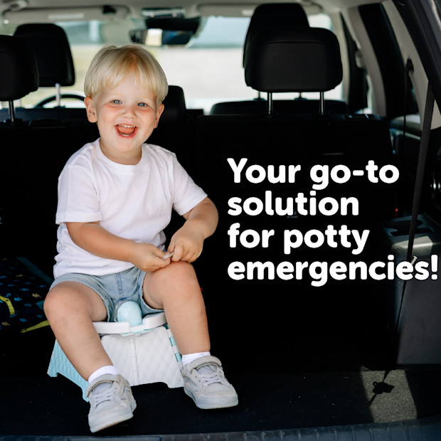 Jool Baby Collapsible Travel Potty Chair with Travel Bag & 30 Replacement Bags.