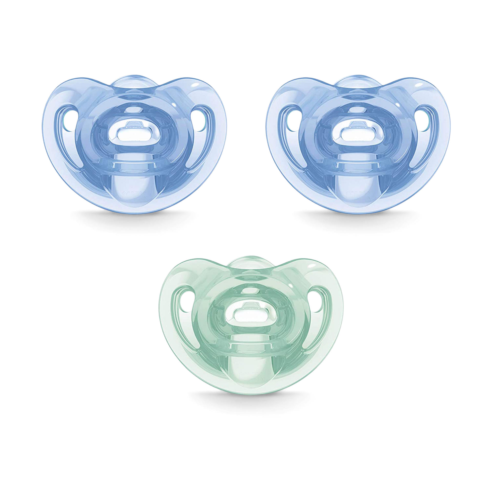 NUK Comfy Pacifiers, 0-6 Months, 6 Pack
