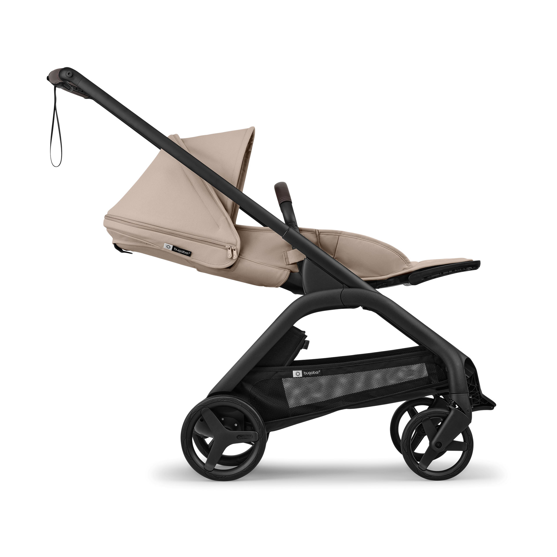 Bugaboo Dragonfly Plus Seat and Bassinet Stroller - Desert Taupe.