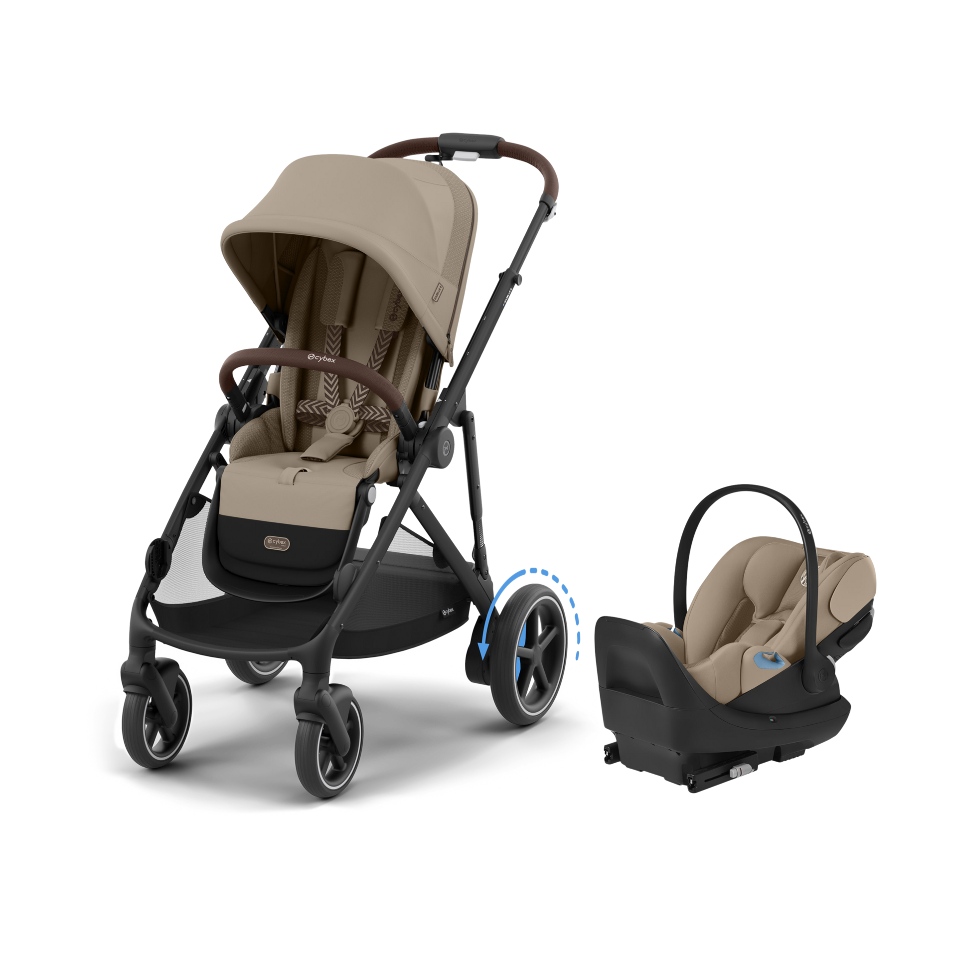 Thumbnail of Black Frame/Almond Beige Seat