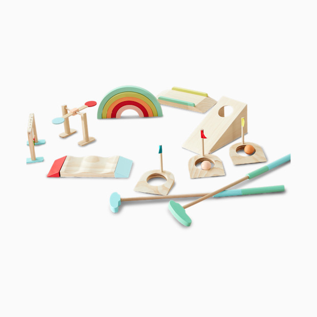 Wonder & Wise Good Wood Mini Golf Game.