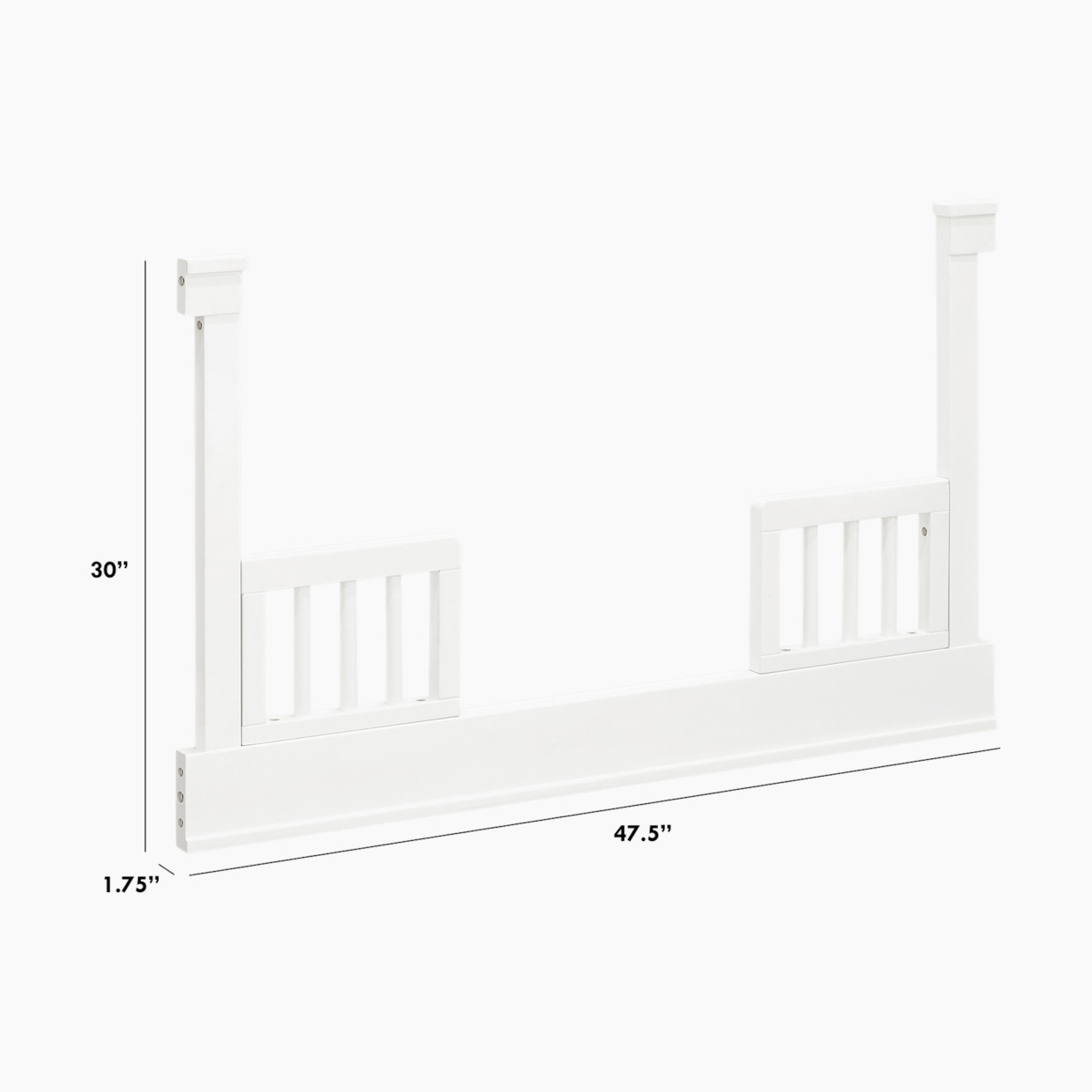 Namesake Tanner Toddler Bed Conversion Kit - Warm White.