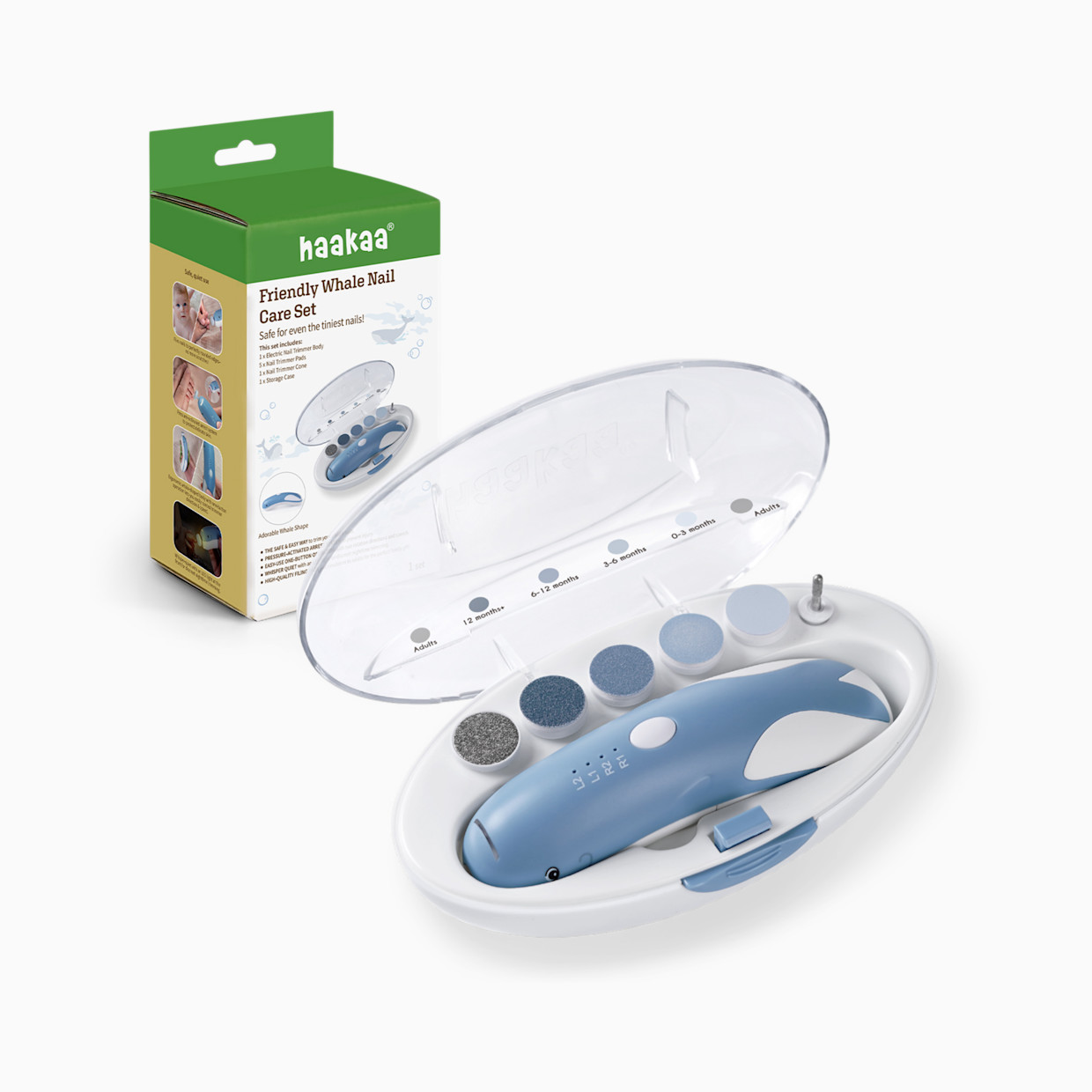 Haakaa Friendly Whale Nail Care Set.