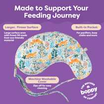 Boopy Boppy Uplift Nursing Pillow - Colorful Forest Animals | Babylist Shop