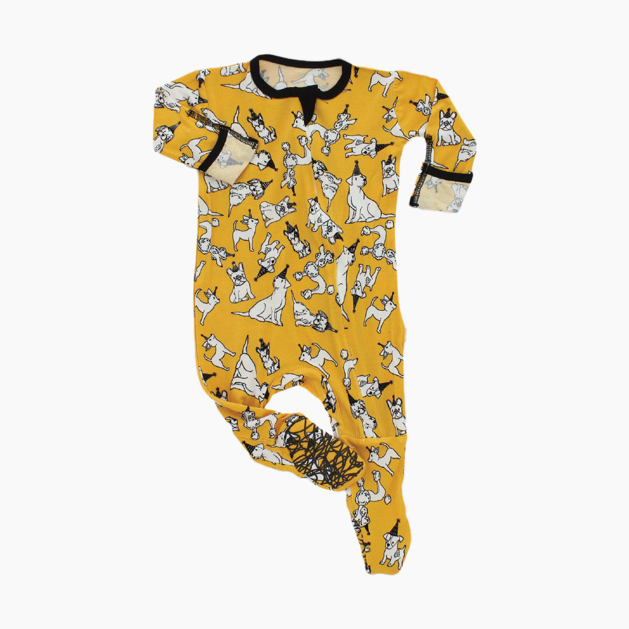 Peregrine Kidswear Footed Sleeper - Party Dogs, 9-12 M.