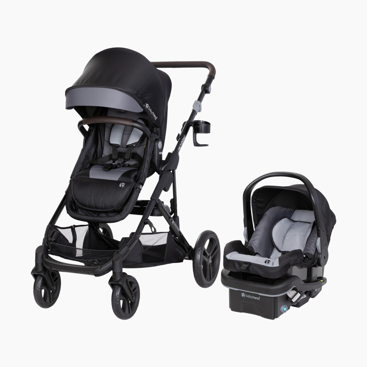 Baby Trend Morph Single to Double Modular Travel System - Dash Black.