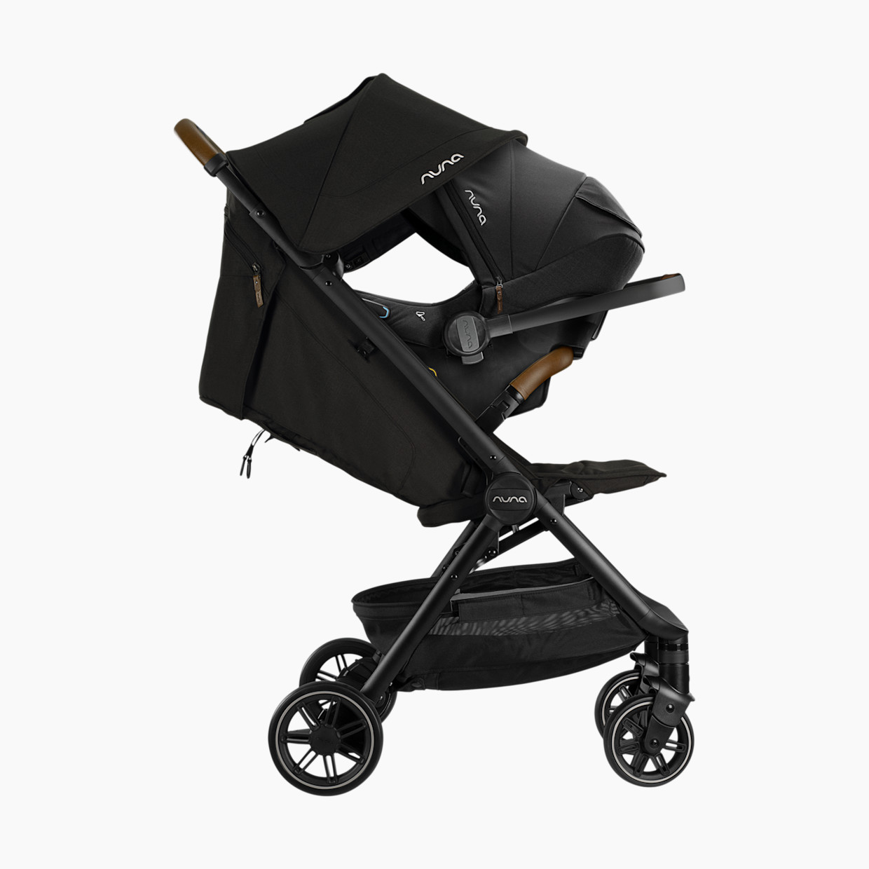 Nuna TRVL Easy Fold Compact Stroller & Carry Bag - Caviar.