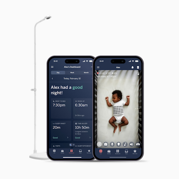 Nanit Pro Smart Baby Monitor and Floor Stand.