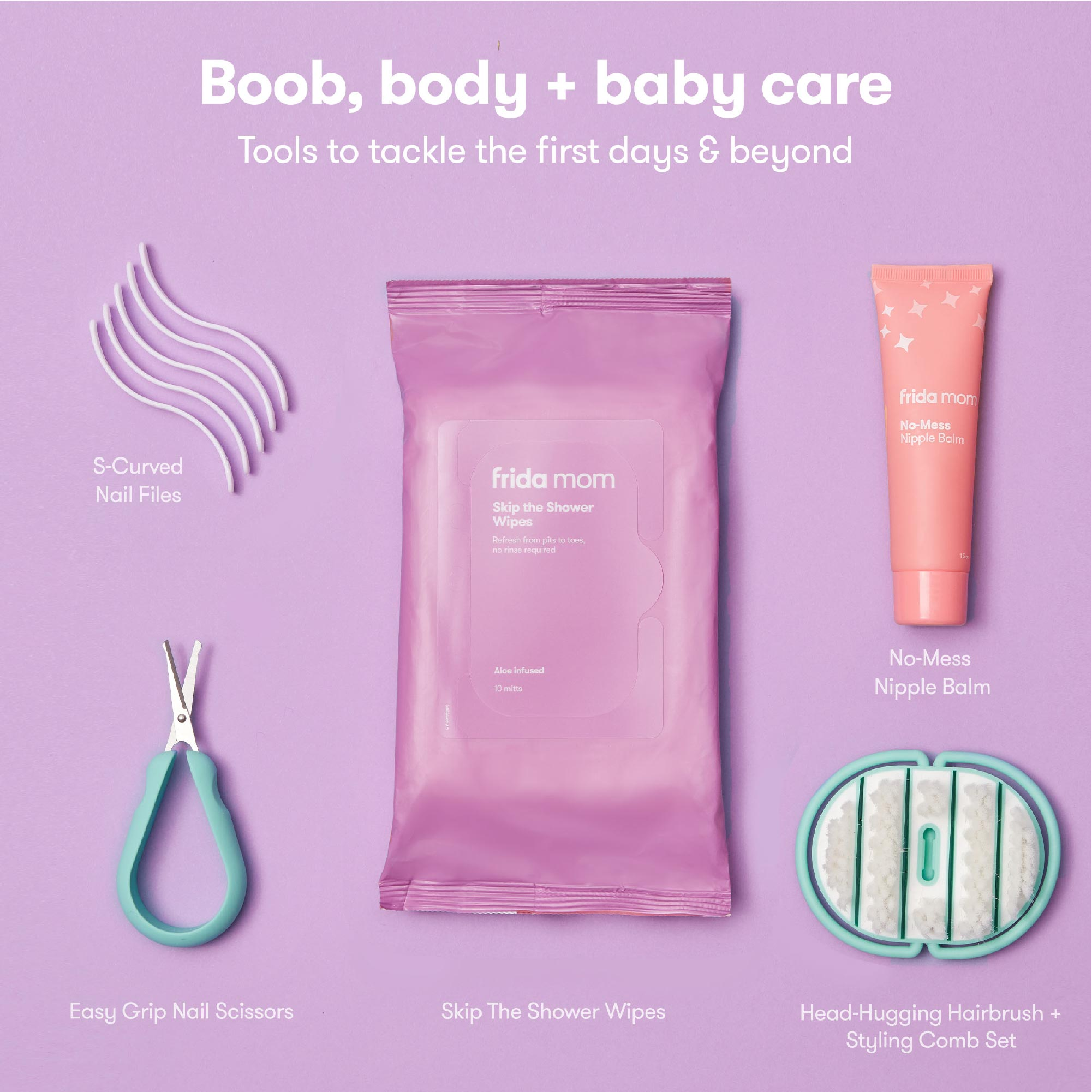 Frida Mom Motherloaded Hospital Bag Kit - White.