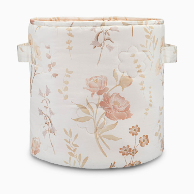 Crane Baby Quilted Storage Bin.