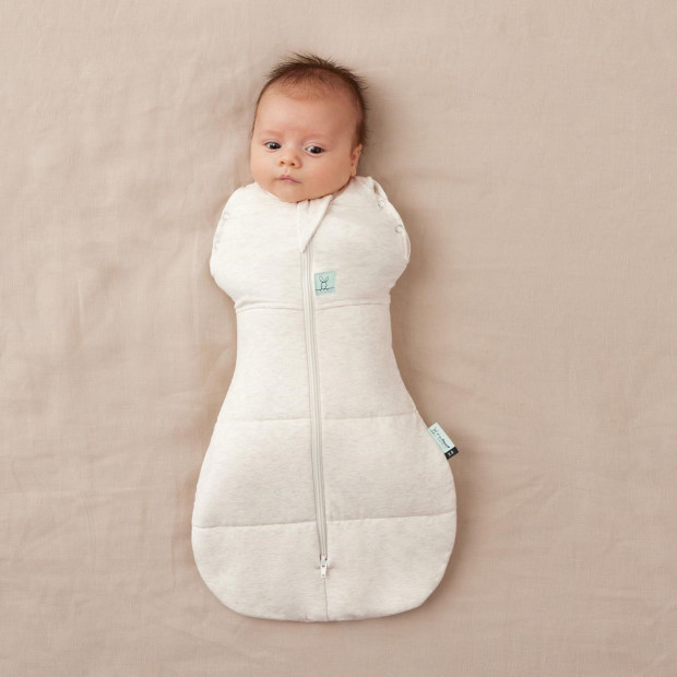 ergoPouch Cocoon Swaddle Sack 2.5 Tog - Oatmeal Marle, 3-6 Months.