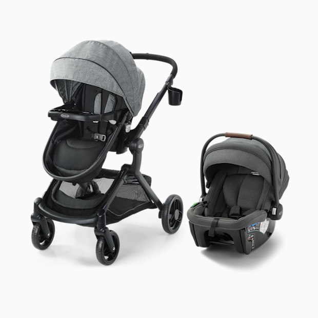 Graco Modes Nest Stroller and GoMax Baseless Infant Car Seat Bundle.