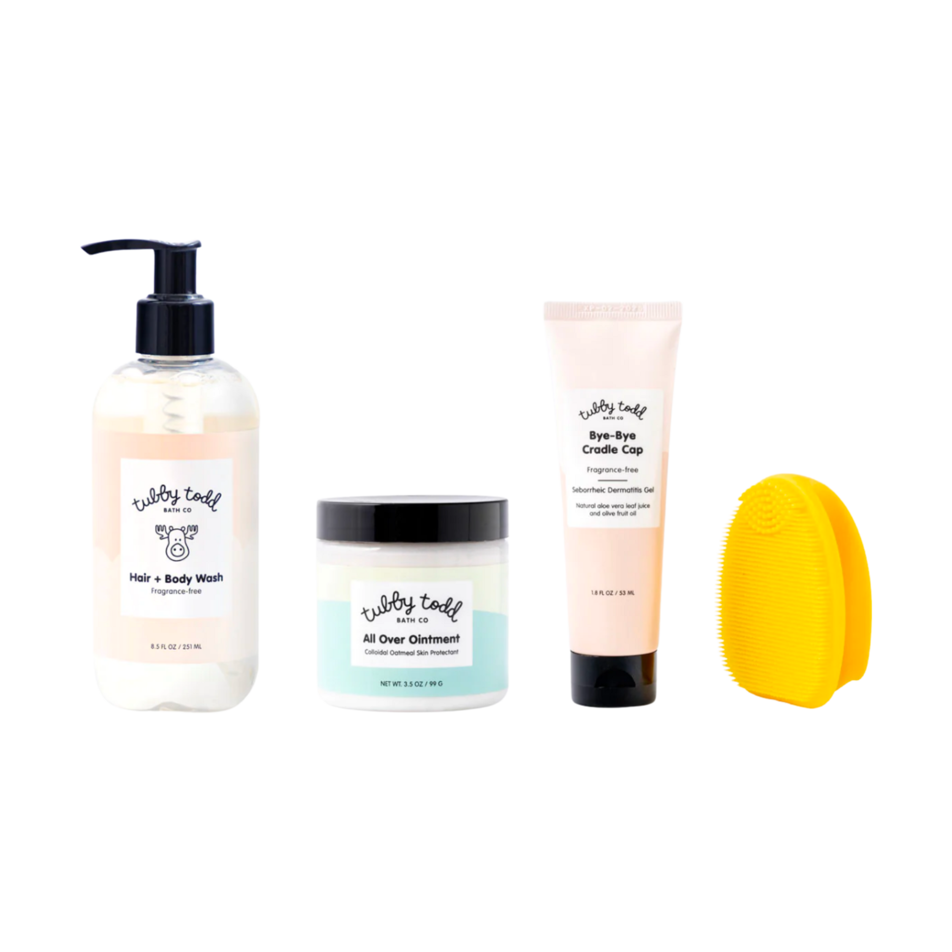 Tubby Todd Bye-Bye Cradle Cap Bundle.
