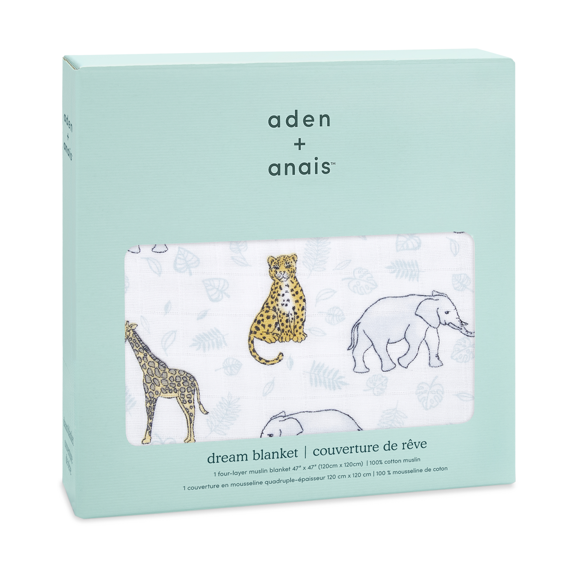 Aden + Anais Cotton Muslin Dream Blanket Jungle Babylist Shop