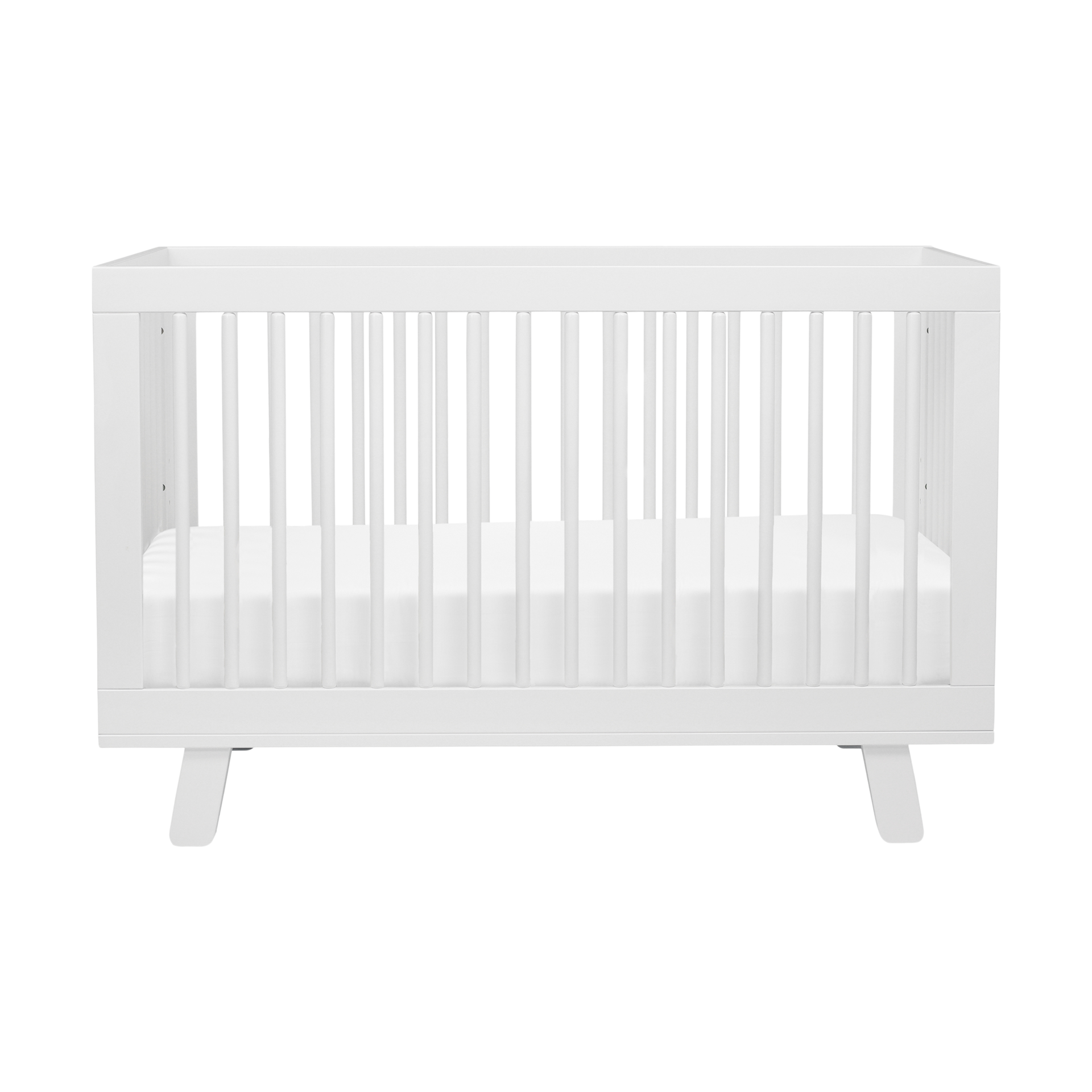 babyletto Hudson 3-in-1 Convertible Crib with Toddler Bed Conversion Kit - White.
