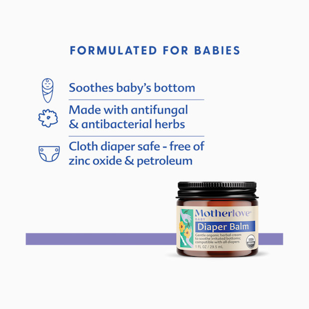 Motherlove Diaper Balm.