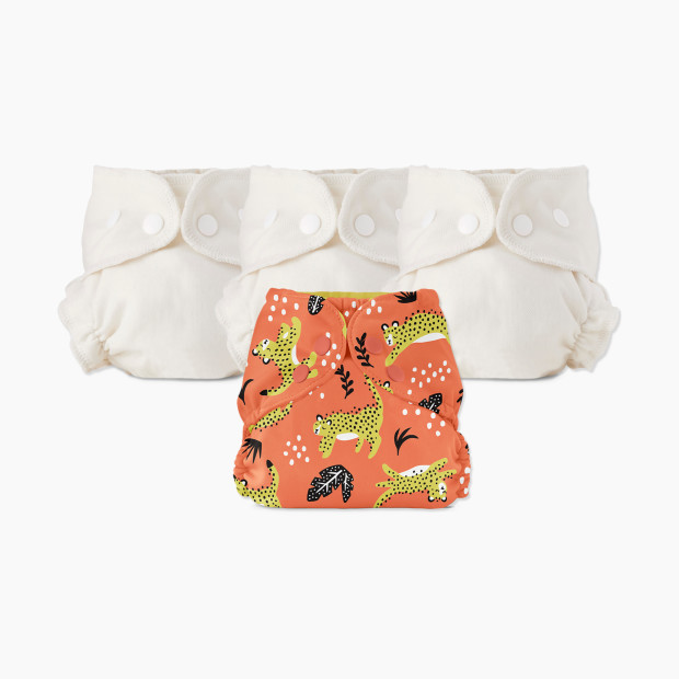 Esembly Blowout Proof Cloth Diaper Bundle - Wildcats, Size 1 (7-17lbs).