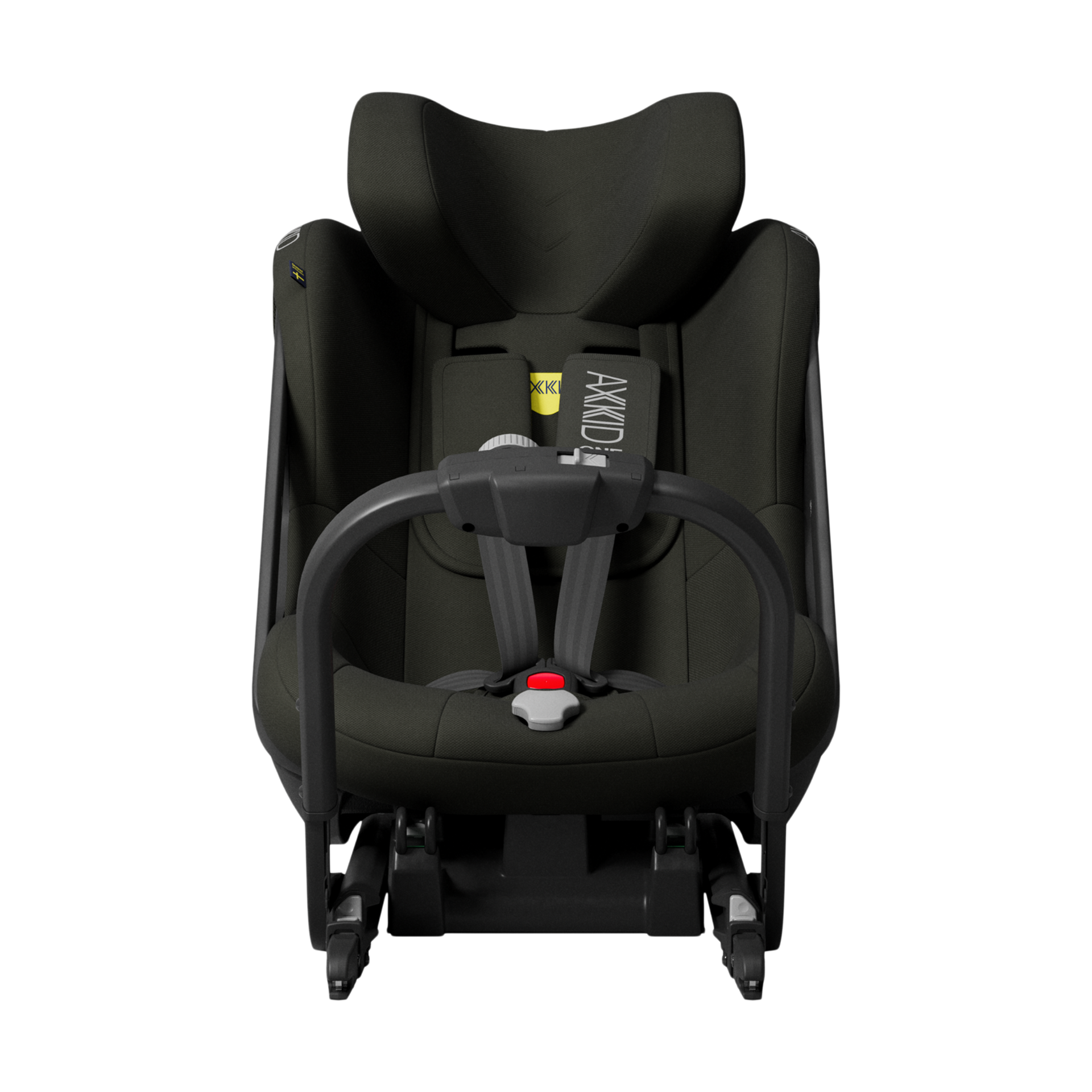 AXKID ONE 3 Extended Rear Facing Car Seat - Forest Moss Green.
