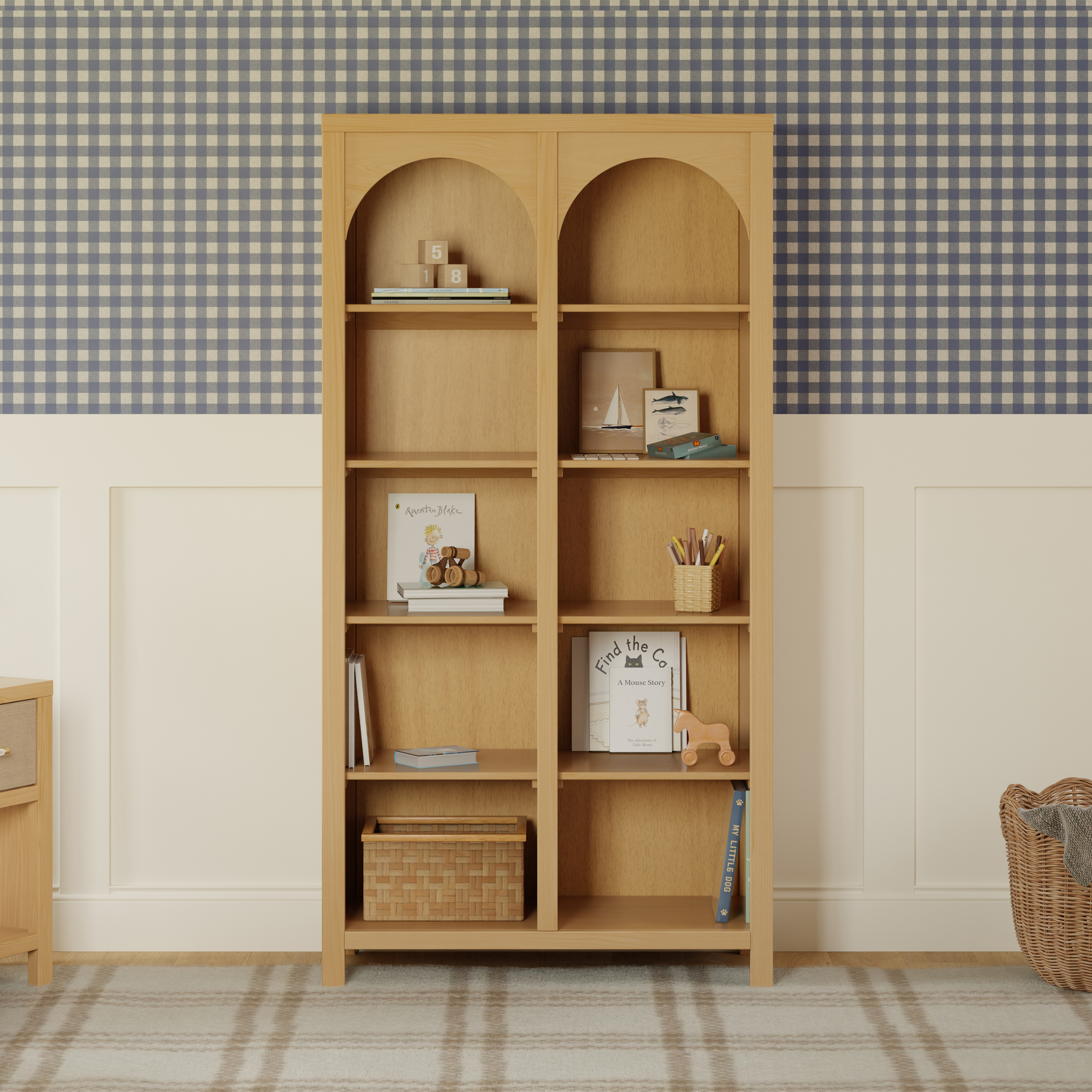 Namesake Eloise Assembled Bookcase - Honey.