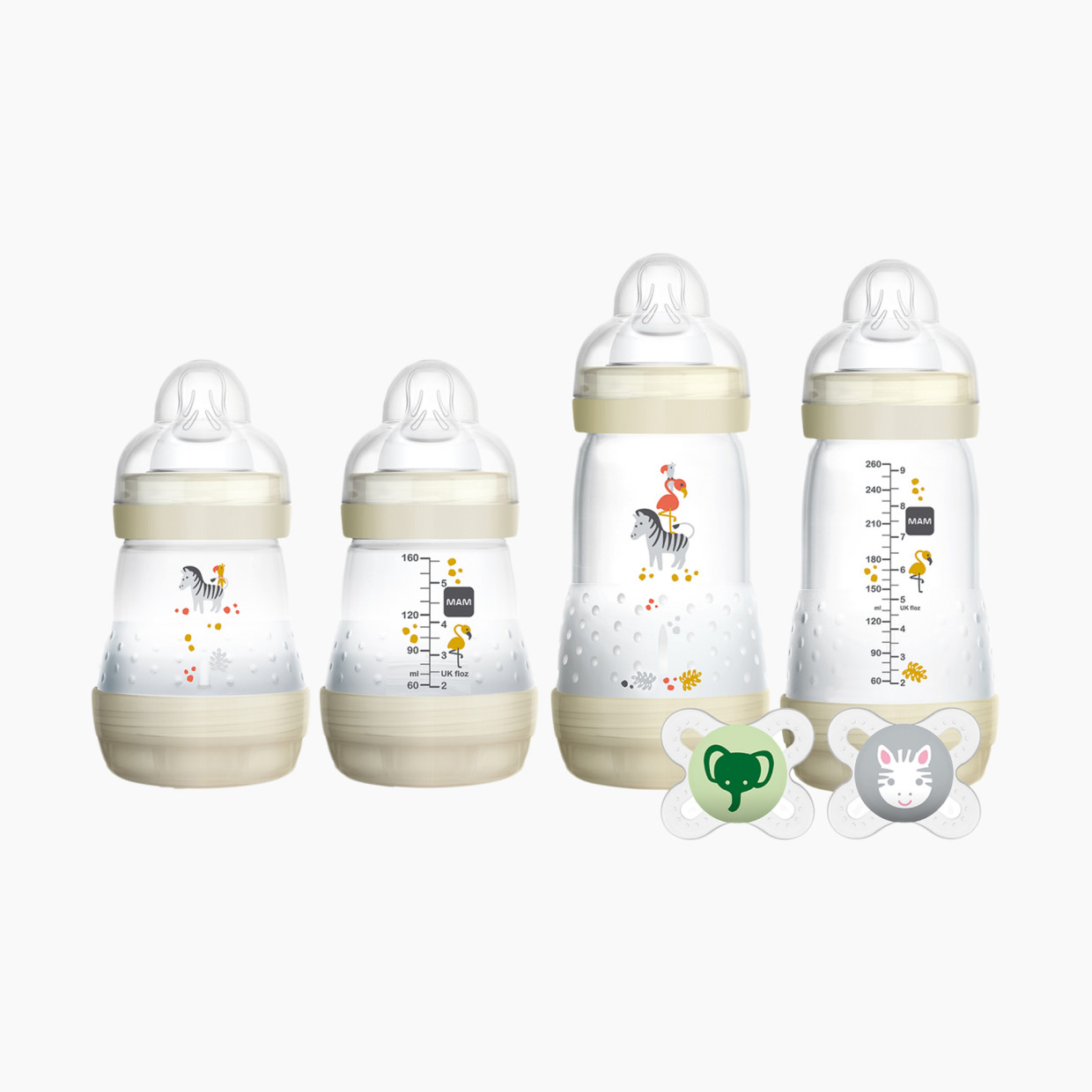 MAM Feed & Soothe Bottle & Pacifier Gift Set.