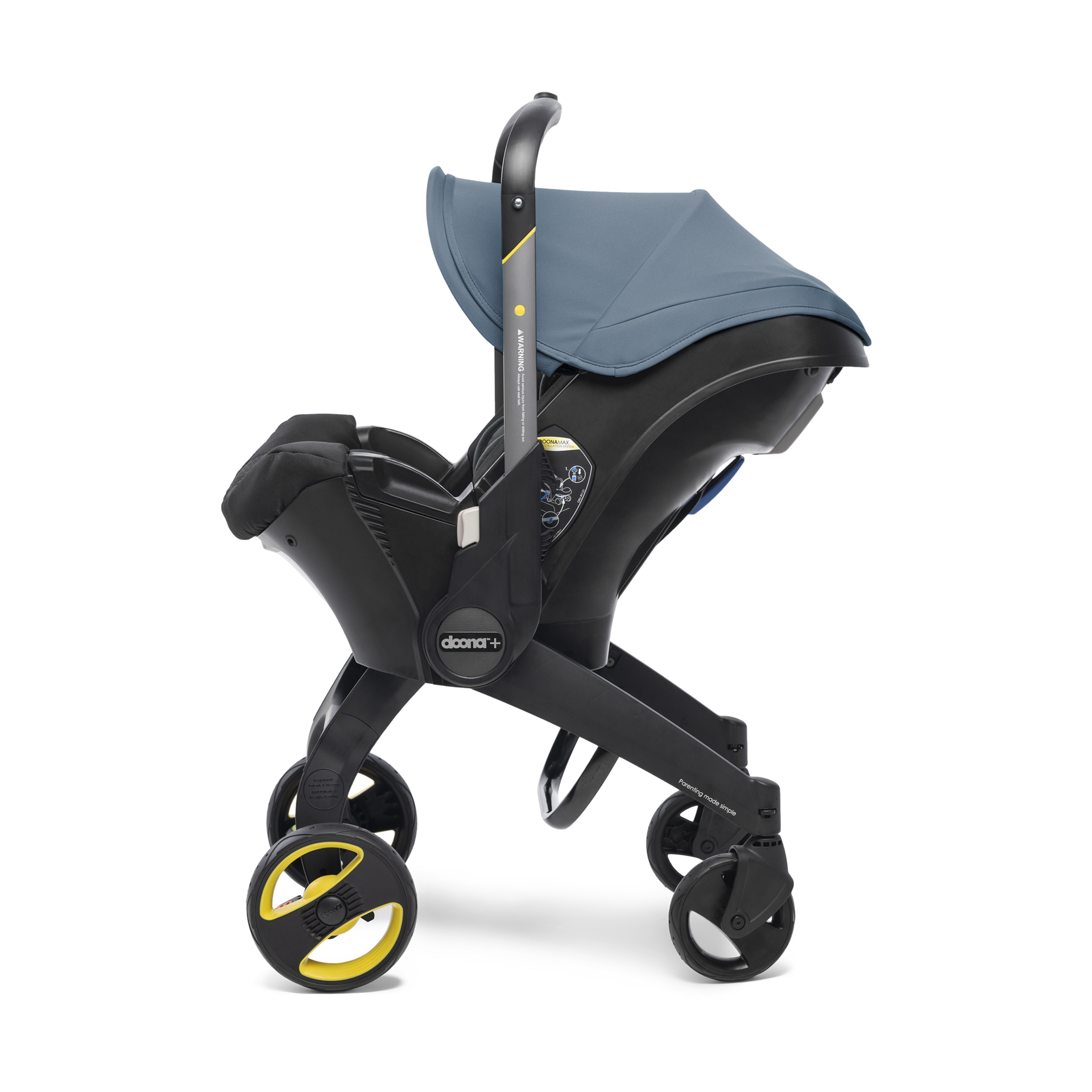 Doona Infant Car Seat & Stroller - Ocean Blue.