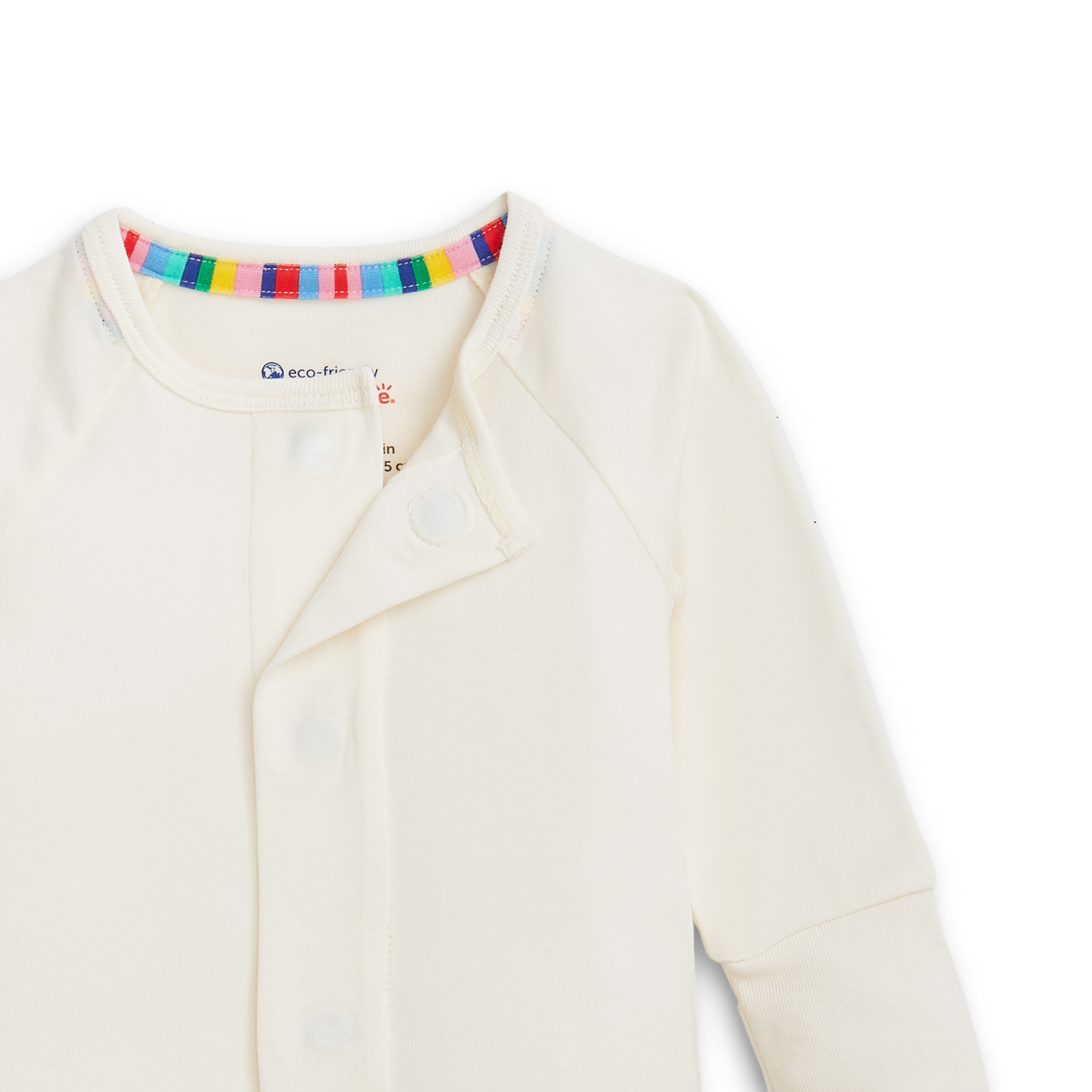 Magnetic Me Modal Magnetic Convertible Coverall - Egret, Newborn.