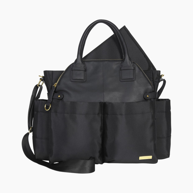 Skip Hop Chelsea Downtown Chic Diaper Satchel - Black.