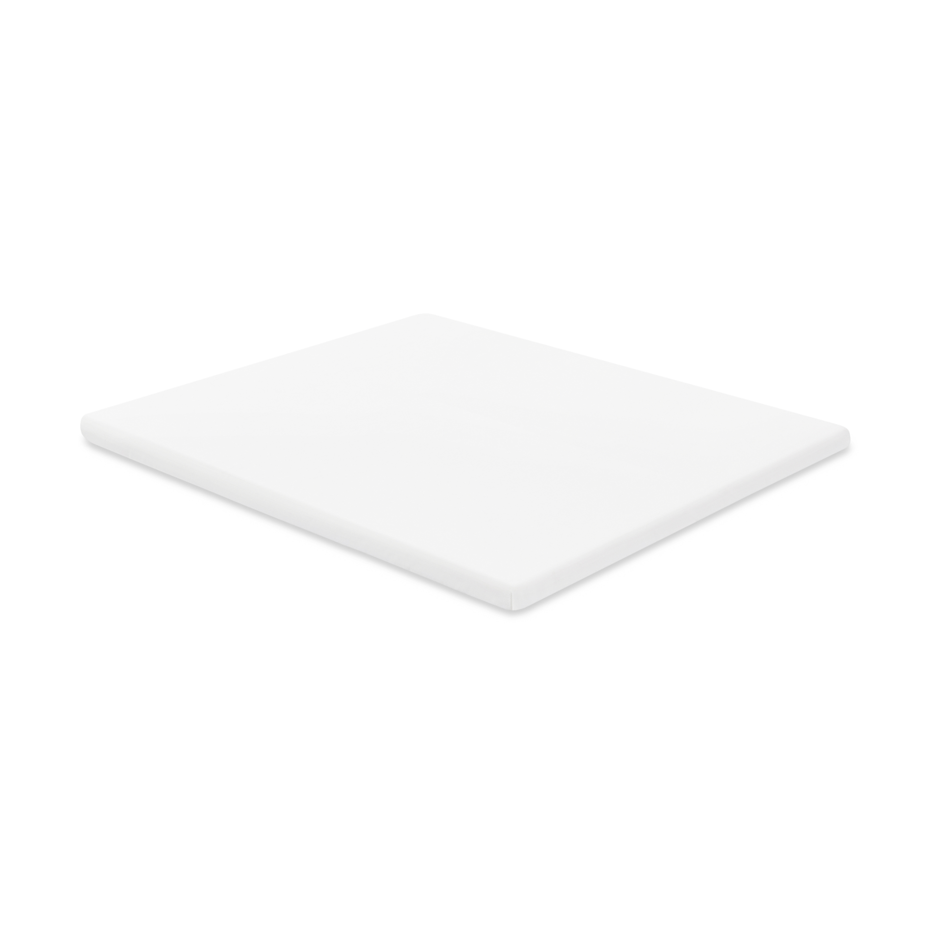 babyletto All-Stages Midi Organic Brushed Cotton Crib Sheet - Bright White.