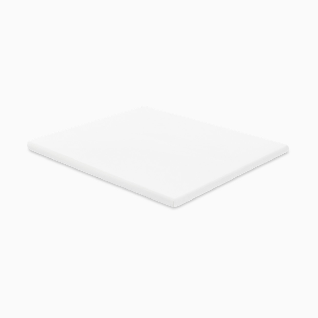 babyletto All-Stages Midi Organic Brushed Cotton Crib Sheet - Bright White.