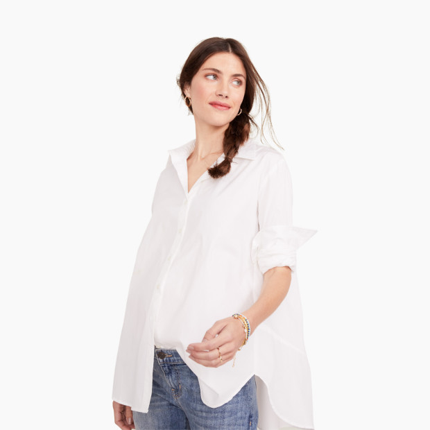 Hatch Collection The Classic Buttondown - White, 0.