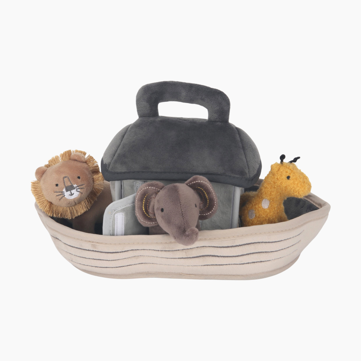 Lambs & Ivy Interactive Plush Toy with Animals - Baby Noah.