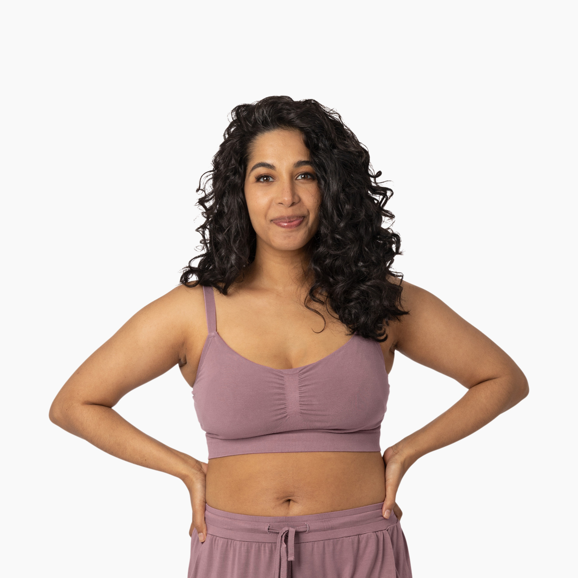 Kindred Bravely Sublime Bamboo Hands-Free Pumping Lounge & Sleep Bra -  Twilight, Large