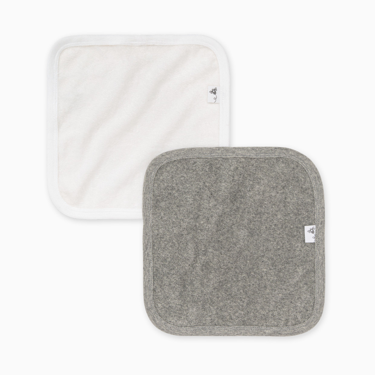 Burt's Bees Baby Hooded Towel and Washcloth Set - Elephant Showers, 0-9 Months.