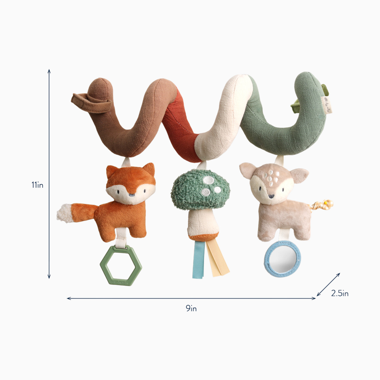 Itzy Ritzy Car Seat Activity Toy - Woodland.