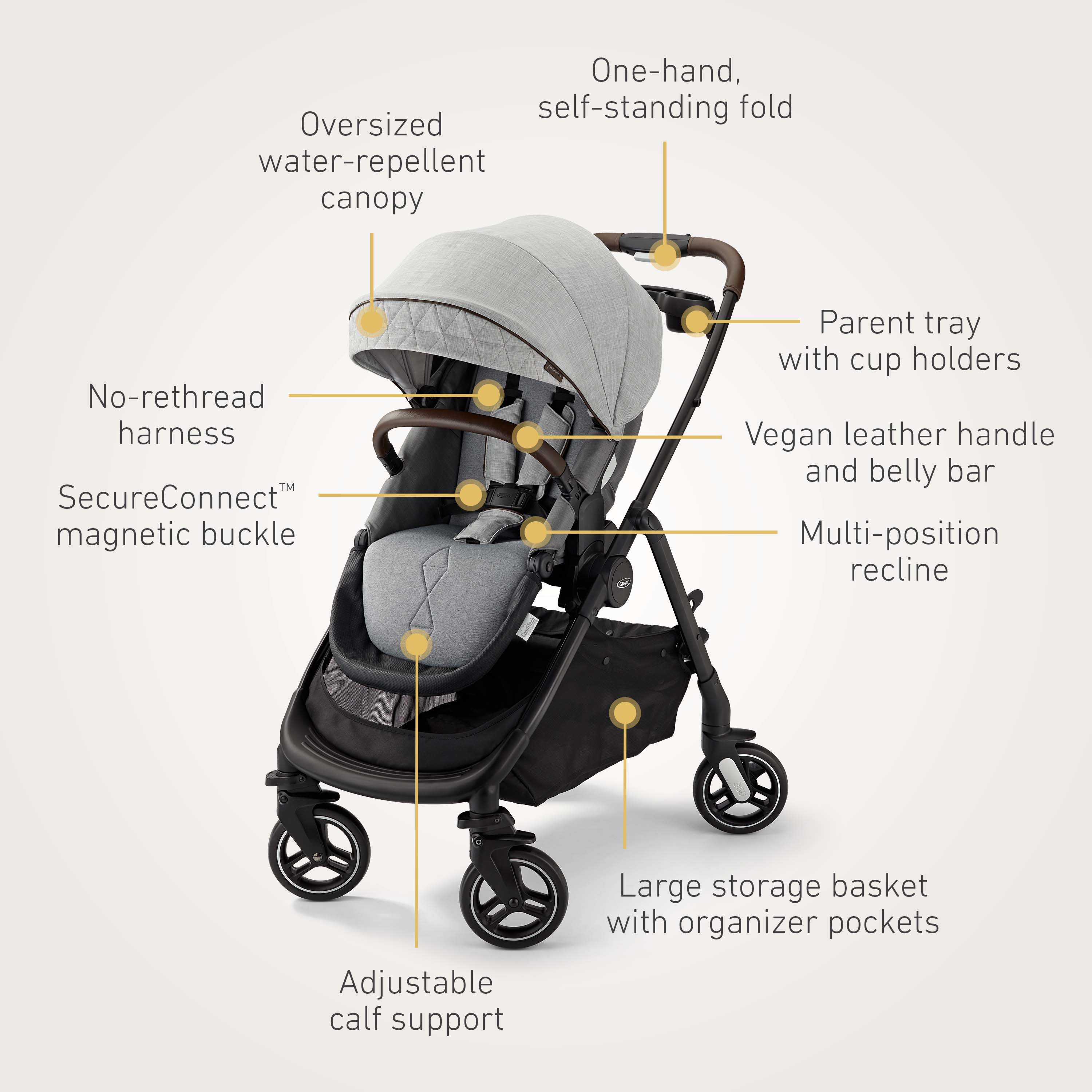 Graco Premier Modes Merge Single Stroller - Midtown.
