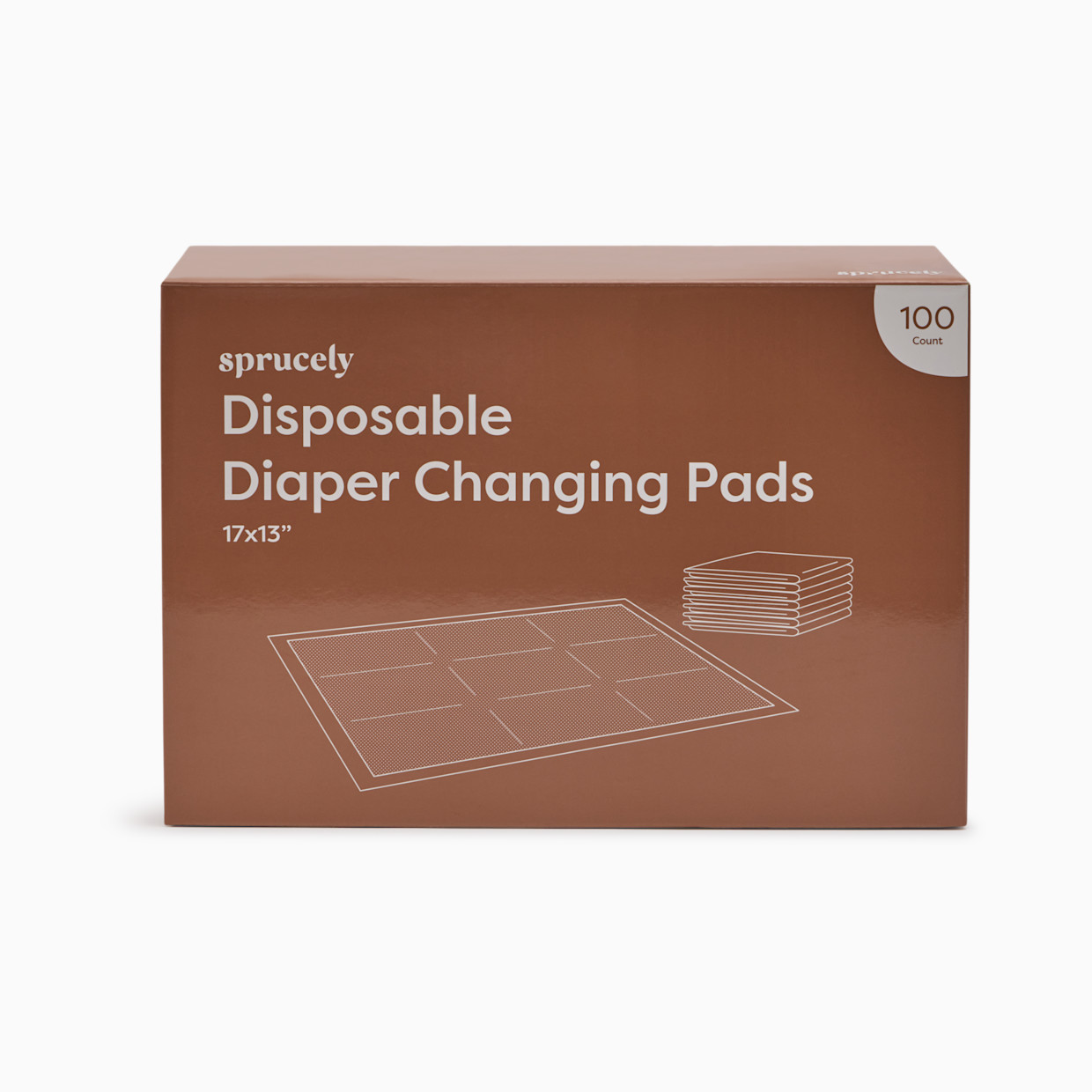 Sprucely Disposable Diaper Changing Pads - 100.