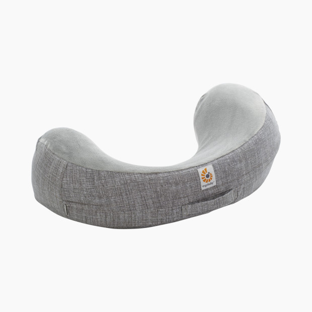 Ergobaby Natural Curve Nursing Pillow - Heathered Grey.