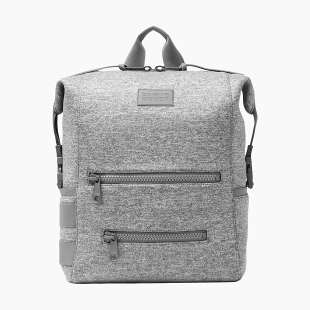 Dagne Dover Indi Diaper Bag Backpack - Heather Grey, Medium.