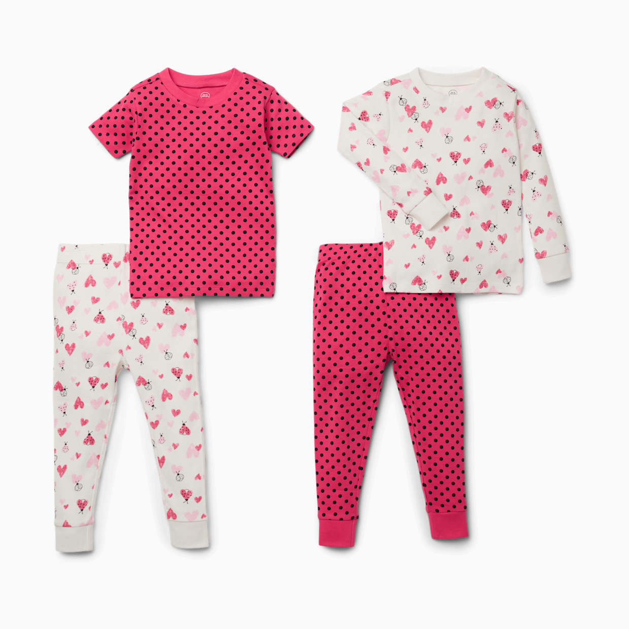 Small Story Pajamas Set 2 Pack - Little Ladybug, 12 M.