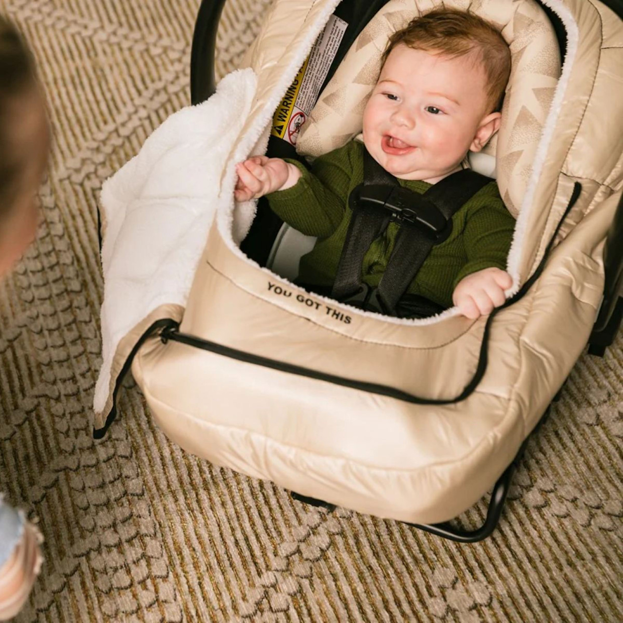 GoldBug x Allyson Felix Deluxe Carrier Cover - Ivory.