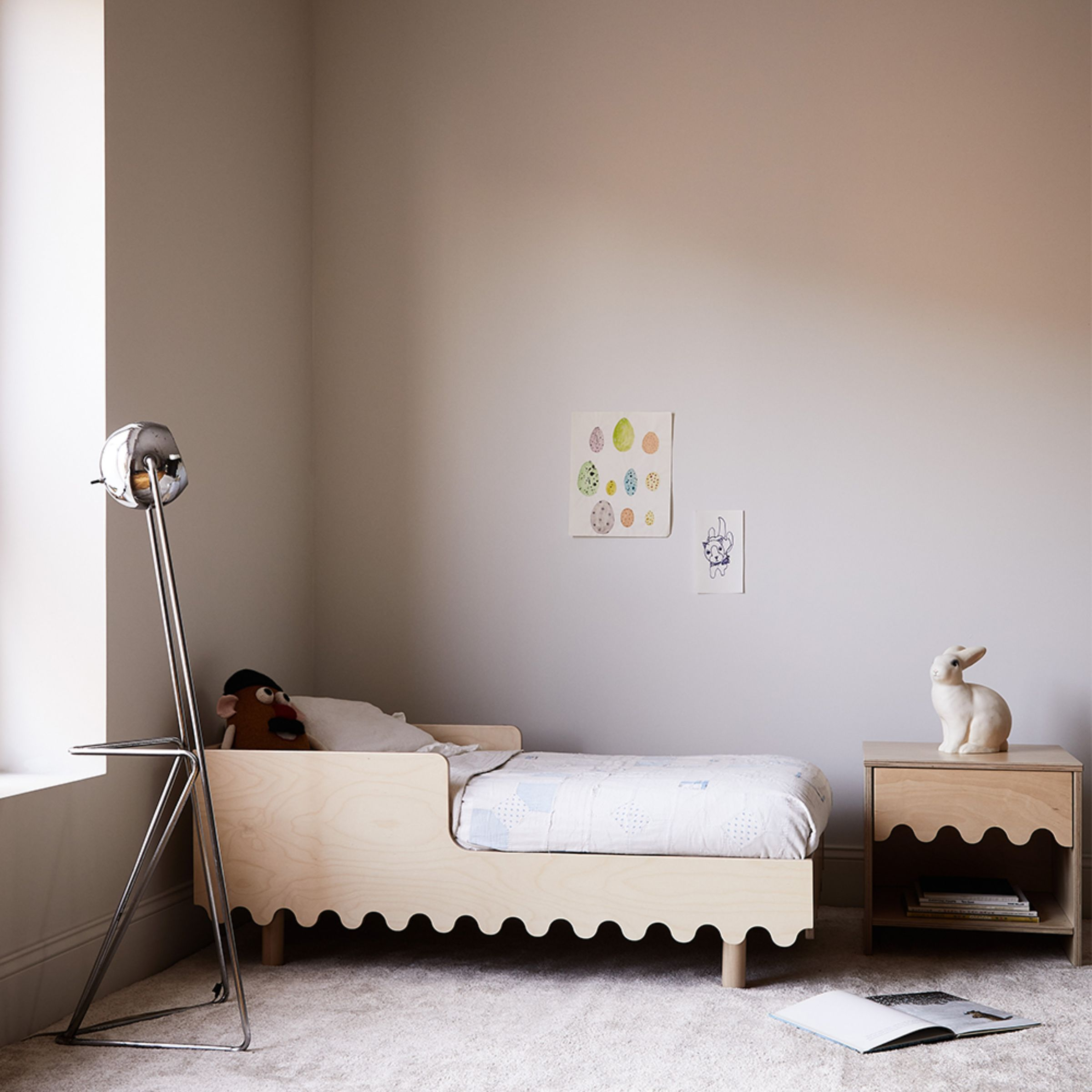 Oeuf Moss Toddler Bed.