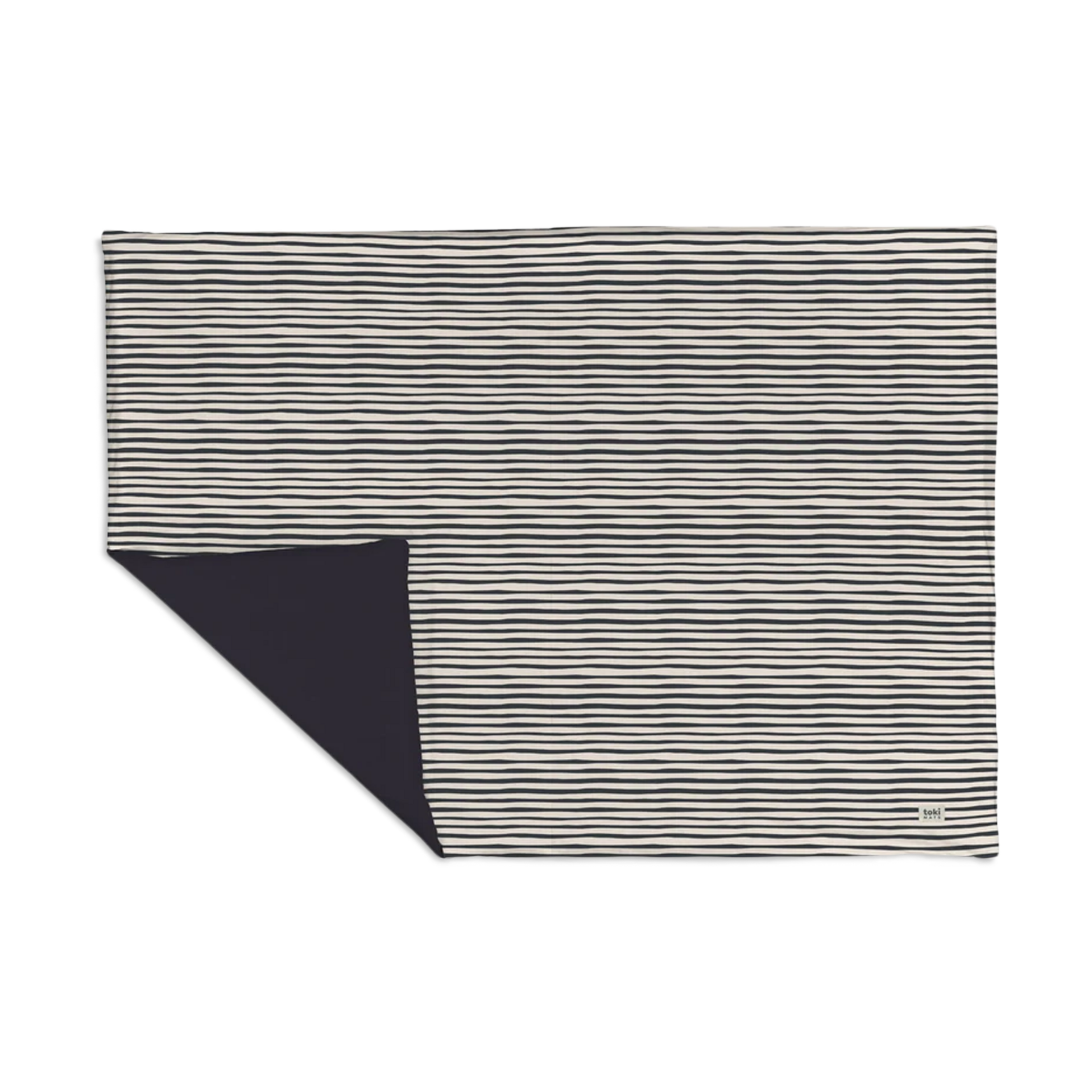 Toki Kids Epic Organic Cotton Play Mat - Bold Stripe.